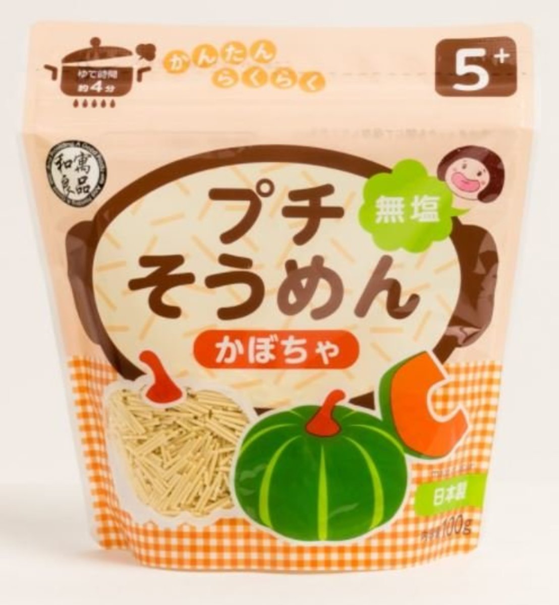 Premium Unsalted Petit Somen with Pumpkin (Pumpkin, 100g) (Parallel Imported Product)
