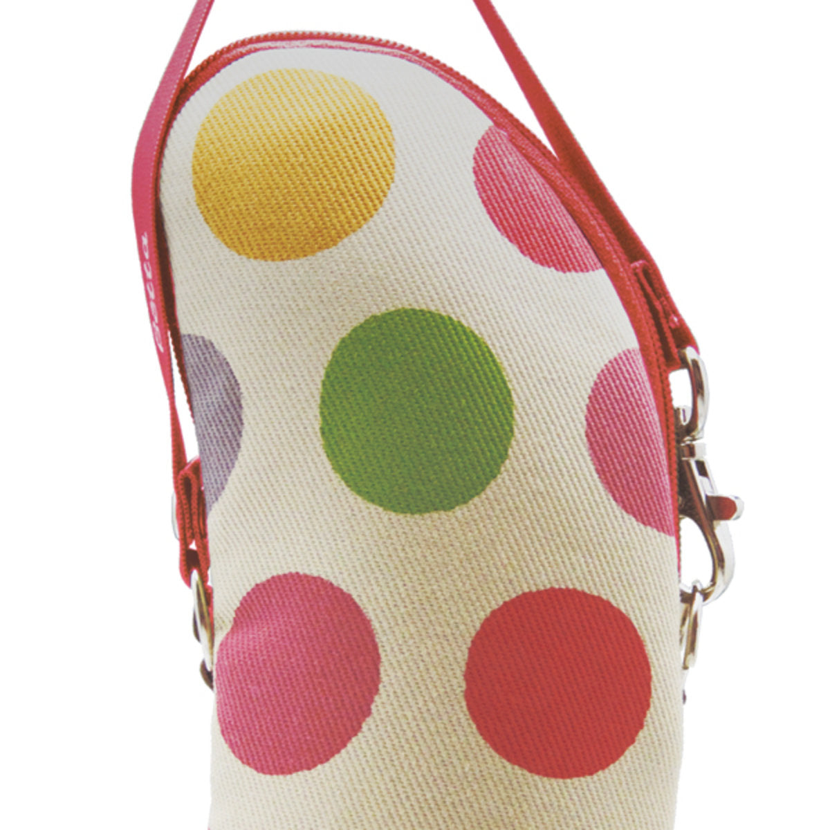 Bétta - Insulated Bottle Bag (Yellow/Green/Red Dots)