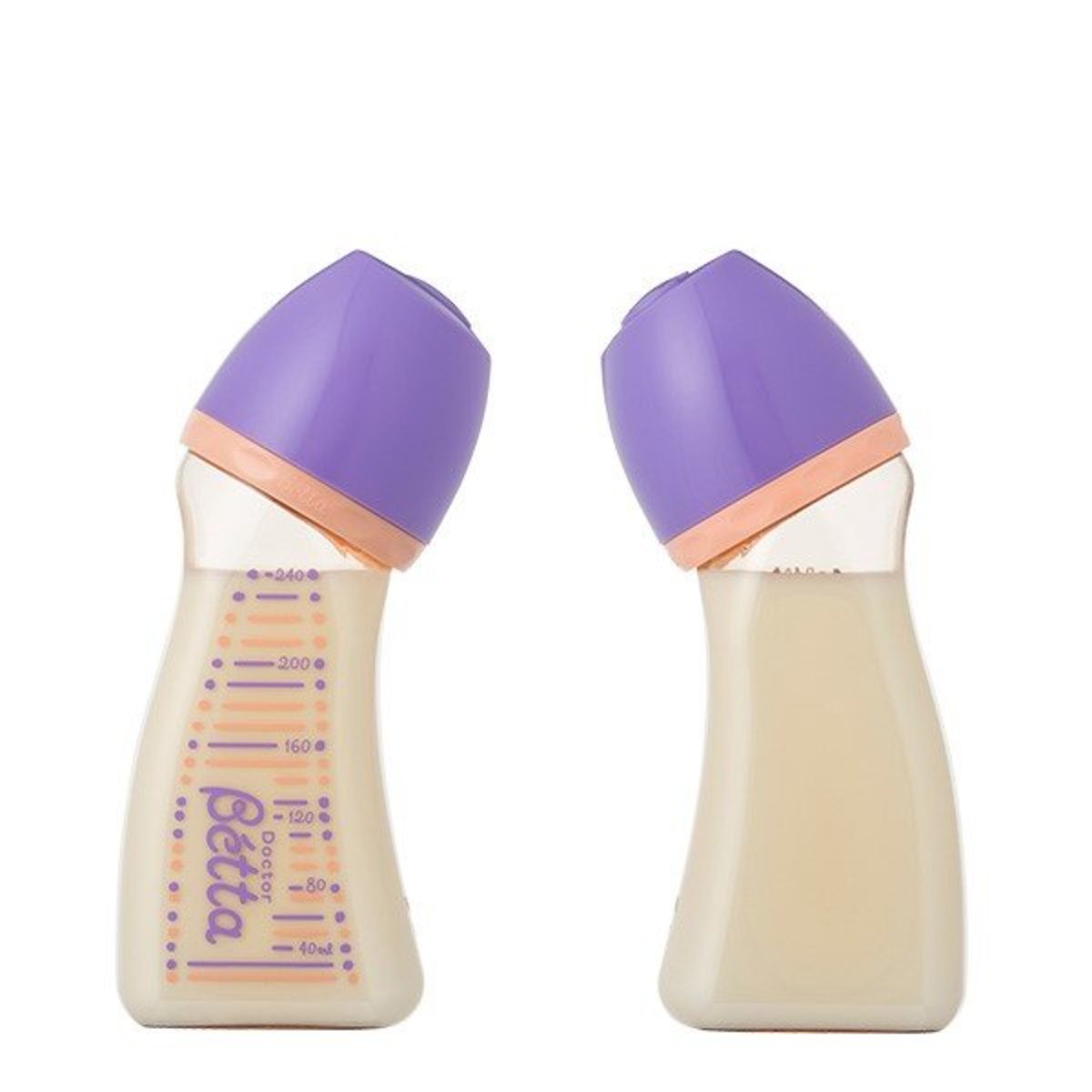 Bétta - Brain Smart Series Wide Mouth PPSU Bottle (WS2 - 240ml) Purple 