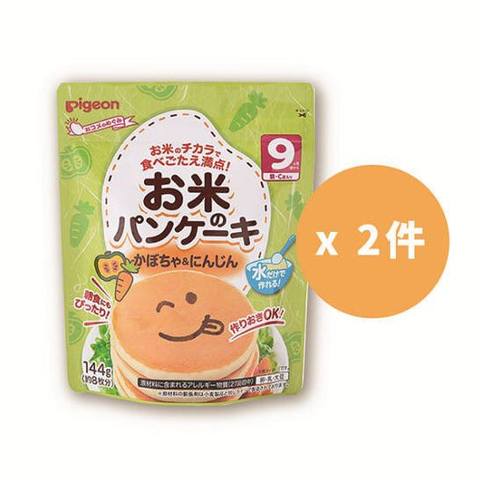 Pigeon - 米班戟粉(南瓜+红萝卜,適合9个月或以上) (两件装)(平行進口貨品)