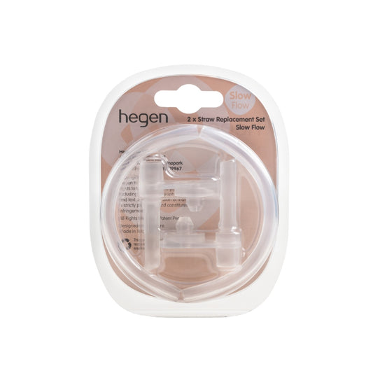 Hegen Straw Replacement Set Slow Flow (240ml, 2-pack)
