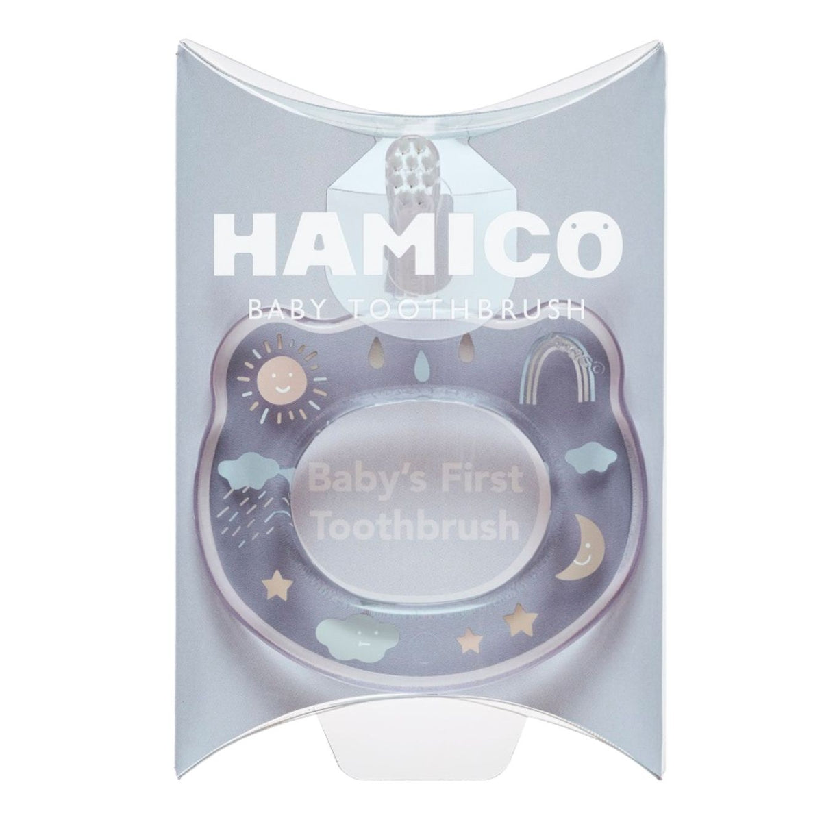 Hamico - 嬰幼兒圈圈訓練牙刷 (蔚藍天空)
