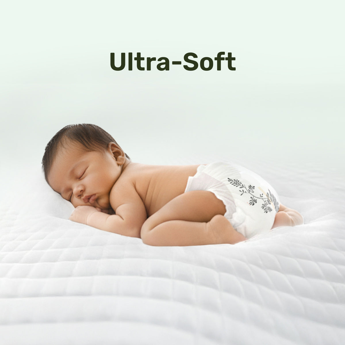 PARASOL Clean+Dry® Natural Disposable Diapers (Size 3/M, 64pcs) x 4 Packs