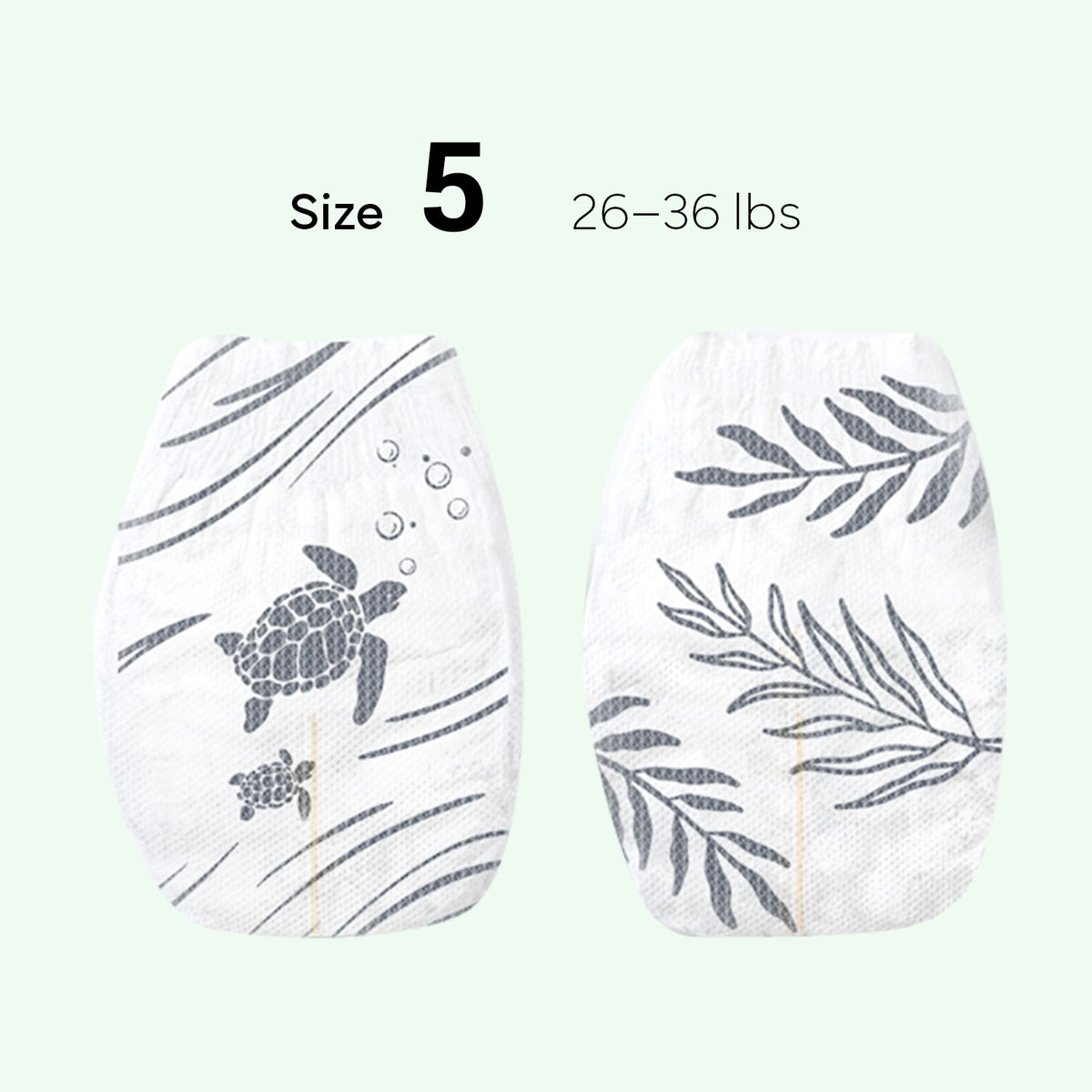 PARASOL Clean+Dry® Natural Disposable Diapers (Size 5/XL, 44pcs)