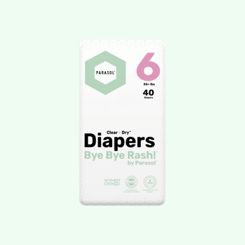 PARASOL 美國 Clear+Dry® 超透氣水凝尿片 (6號/加加大碼, 40片)