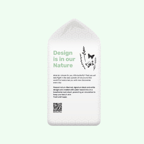 PARASOL Clean+Dry® Natural Disposable Diapers  (Size 1/Newborn, 14pcs)