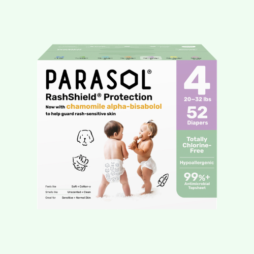 PARASOL 美國 Clear+Dry® 超透氣水凝尿片 (4號/大碼, 52片)
