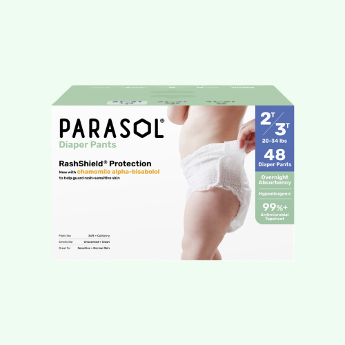 PARASOL Clean+Dry® Natural Disposable Diaper Pants (Size 4/L, 48pcs)