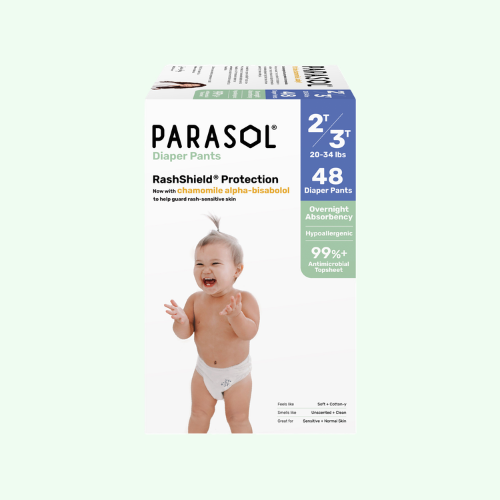 PARASOL Clean+Dry® Natural Disposable Diaper Pants (Size 4/L, 48pcs)