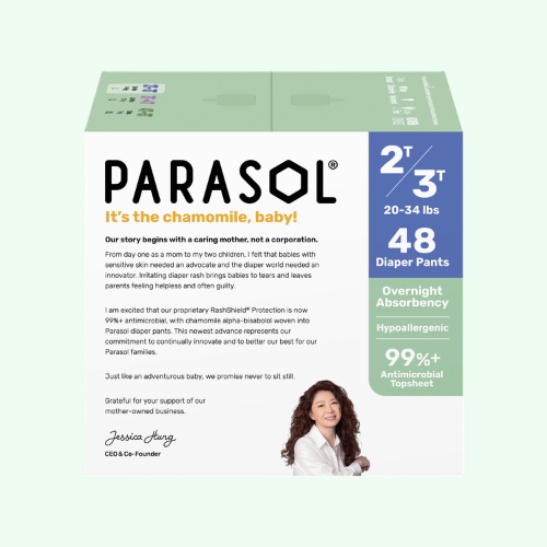 PARASOL Clean+Dry® Natural Disposable Diaper Pants (Size 4/L, 48pcs)