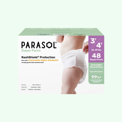 PARASOL 美國 Clear+Dry® 超透氣水凝學習褲 (5號/加大碼,48片)