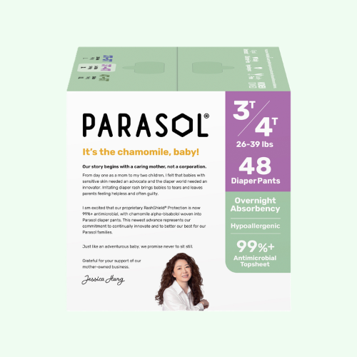 PARASOL 美國 Clear+Dry® 超透氣水凝學習褲 (5號/加大碼,48片)
