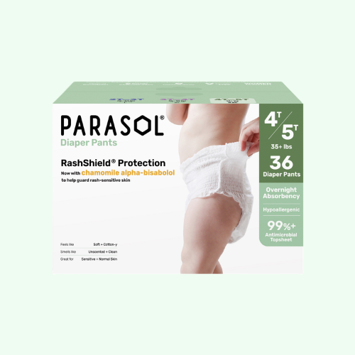 PARASOL Clear+Dry® Natural Disposable Diaper Pants (Size 6/XXL, 36pcs)