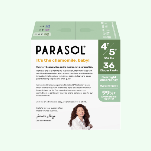 PARASOL 美國 Clear+Dry® 超透氣水凝學習褲 (6號/加加大碼, 36片)