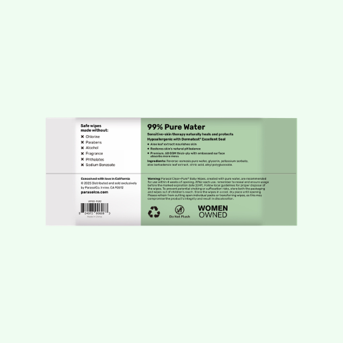 PARASOL Clear+Pure® Natural Baby Wipes (60 sheets) (single pack)