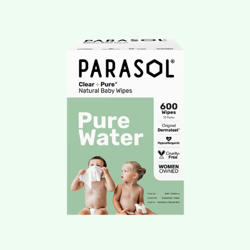 PARASOL Clear+Pure® Natural Baby Wipes 60sheeps x 10 Packs (Original Case)