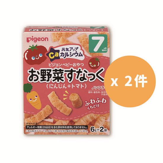 Pigeon - 7个月起嬰儿高鈣菜餅條(红萝卜+蕃茄) (平行進口貨品)
