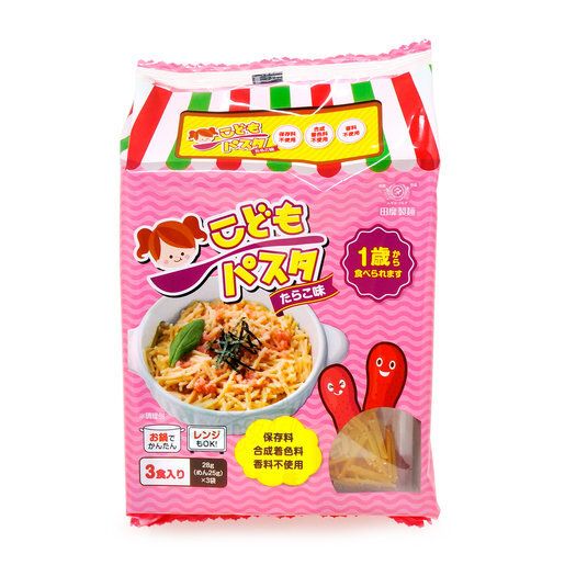 Tanabiki Seimen - Cod Roe Pasta for Children Over 1 Year Old (28g x 3) 