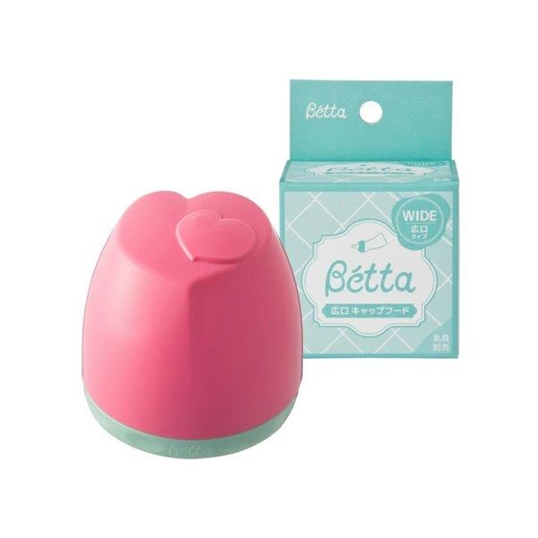 Bétta - Brain Smart Series Wide Mouth Bottle Cap (Heart Shape, Pink) 