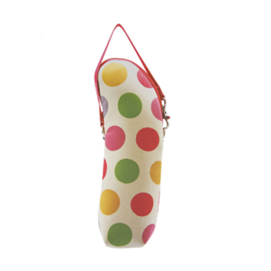 Bétta - Insulated Bottle Bag (Yellow/Green/Red Dots) 